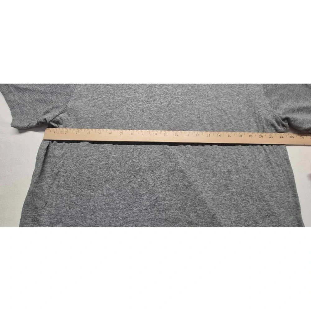 Nike Dri-Fit men's gray athletic basic‎ t-shirt sz. XL black swoosh logo
